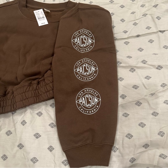 LA Hearts Brown Sweater with Pockets - Picture 3 of 7